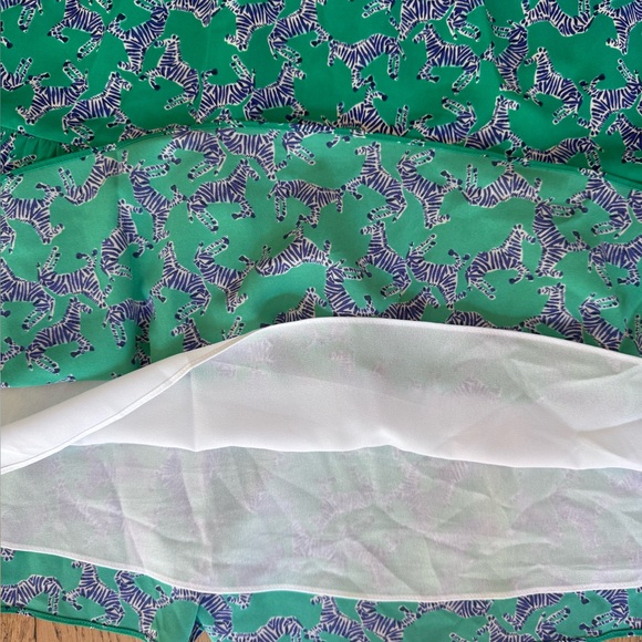 Lilly Pulitzer Winona Dress SZ S Everglades Green Heebee Zeebees - Picture 8 of 15
